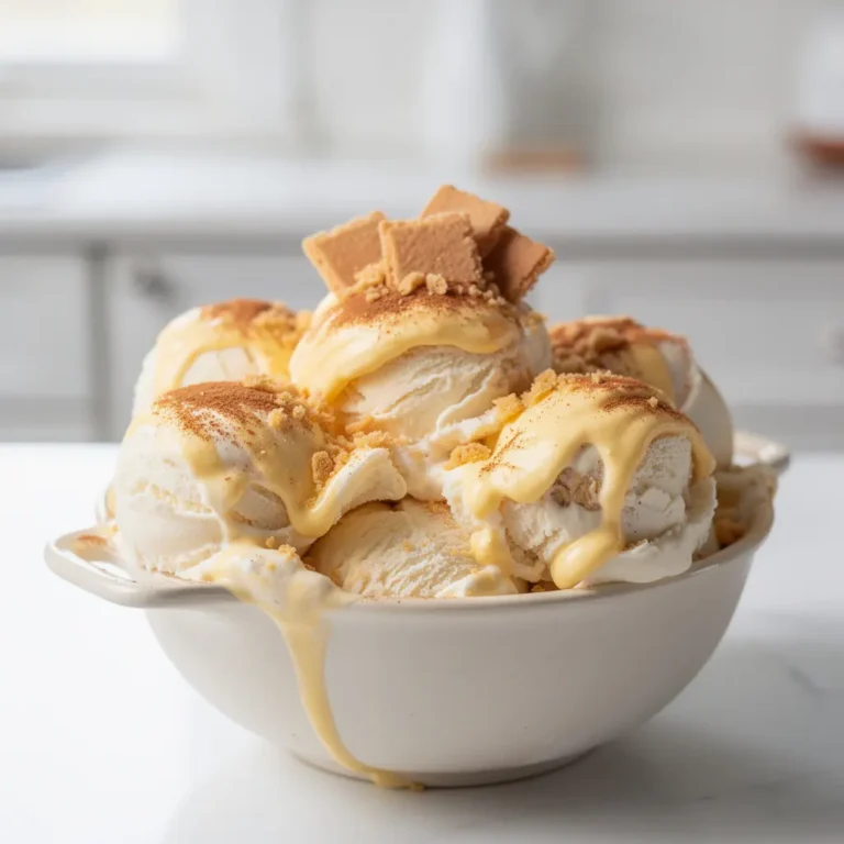 banana pudding ice cream, homemade banana ice cream, vanilla wafer ice cream, no-churn ice cream recipe, easy banana dessert