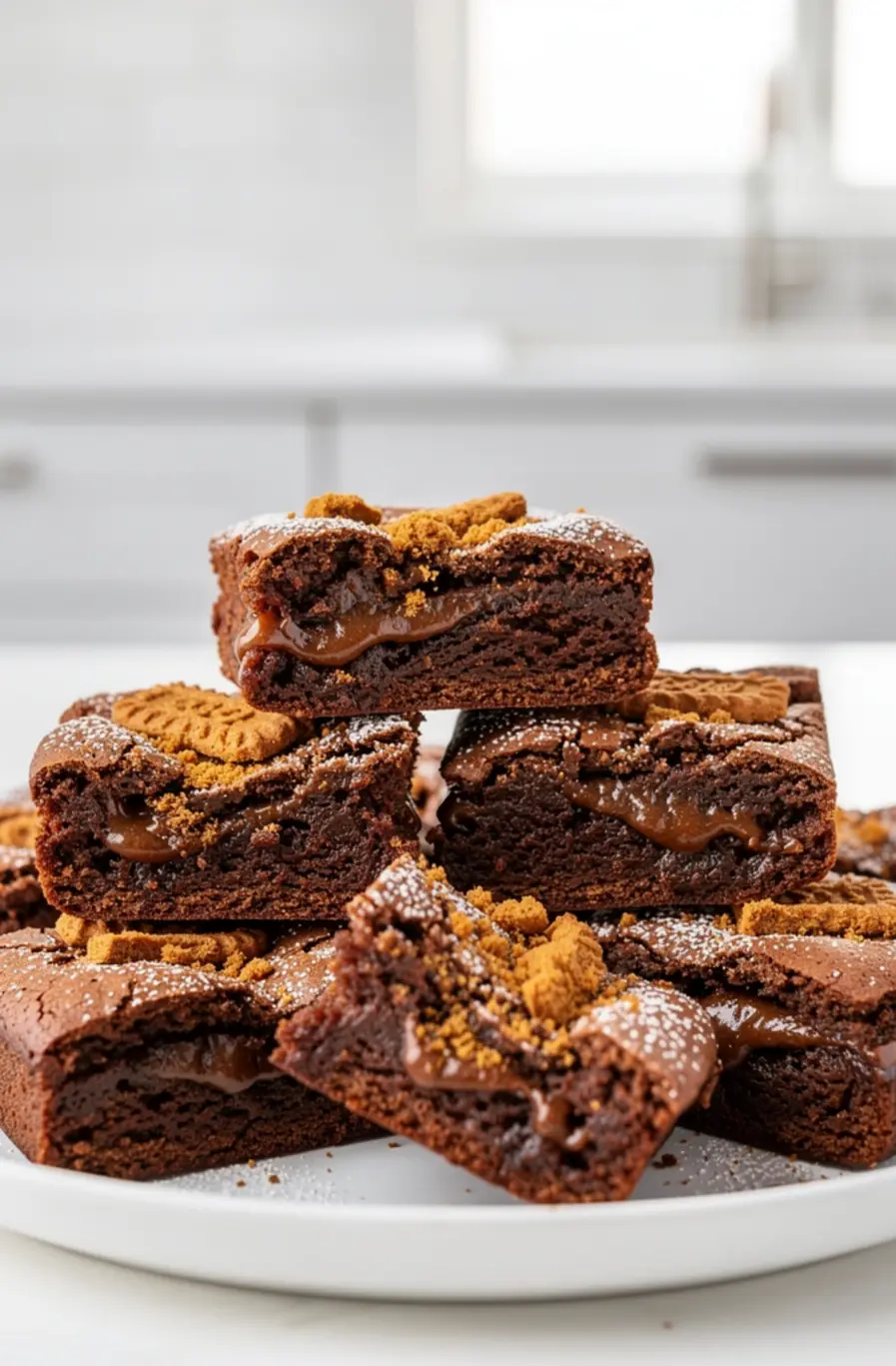 Biscoff Brownies Recipe – finished dish