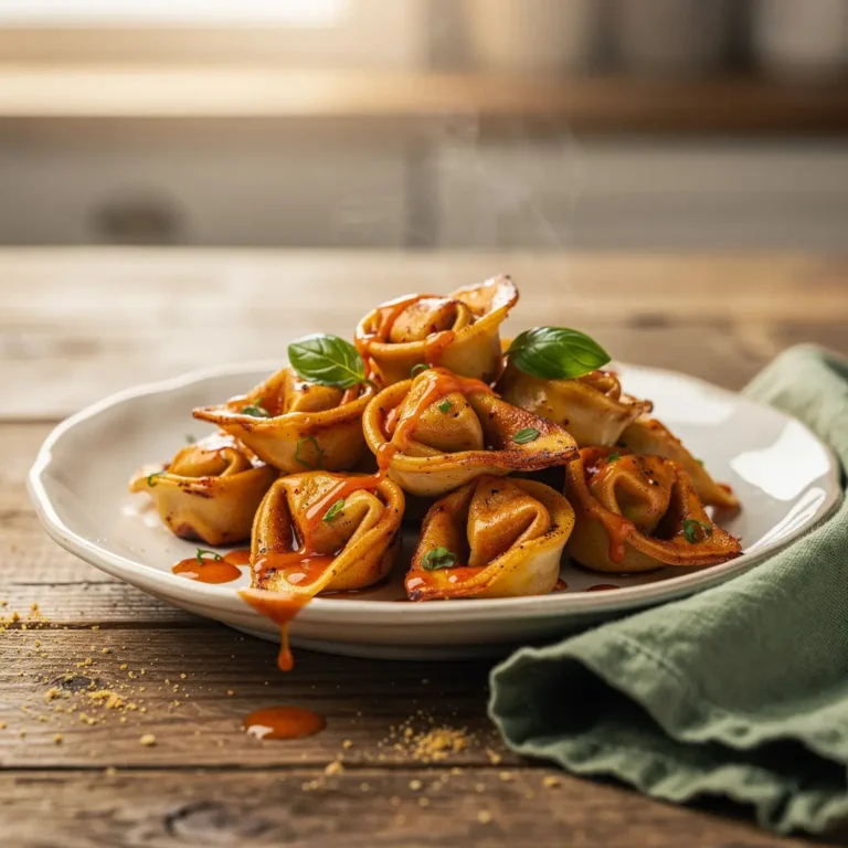 crispy tortellini snacks, tortellini party snacks, easy appetizer recipe, garlic parmesan tortellini, baked tortellini recipe