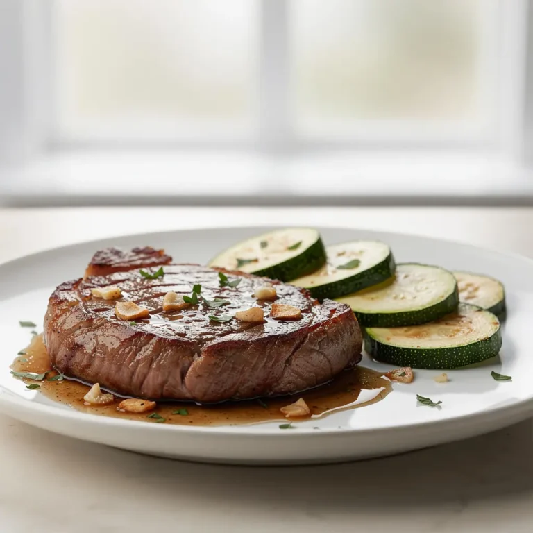 garlic butter steak recipe, steak and zucchini dinner, quick steak recipe, garlic butter sauce for steak, 30-minute dinner ideas