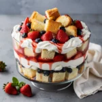 4th Of July Red White & Blue Trifle Recipe (No-Bake, 20 Minutes), easy 4th Of July Red White & Blue Trifle Recipe, homemade 4th Of July Red White & Blue Trifle Recipe, best 4th Of July Red White & Blue Trifle Recipe, how to make 4th Of July Red White & Blue Trifle