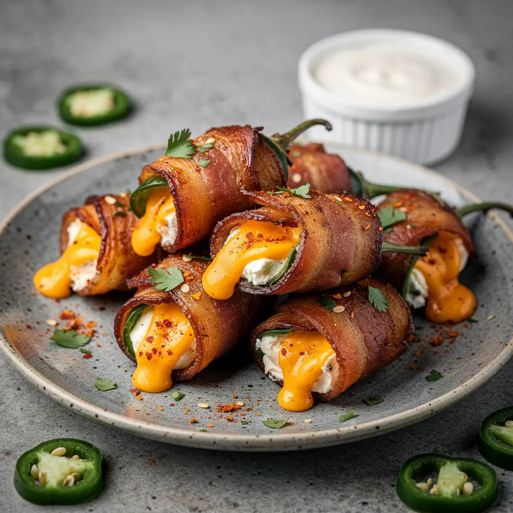 4th of July Bacon-Wrapped Jalapeño Popper Bites Recipe, easy 4th of July Bacon-Wrapped Jalapeño Popper Bites, homemade Bacon-Wrapped Jalapeño Poppers, best 4th of July appetizer recipe, how to make Bacon-Wrapped Jalapeño Poppers