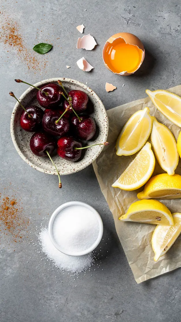 Ingredients for Cherry Lemonade Slushie Recipe (No Machine, 3 Ingredients)
