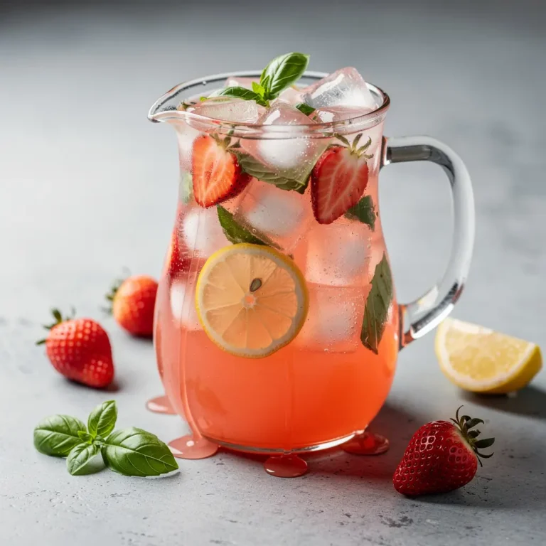 Fresh Strawberry Basil Lemonade Recipe, easy strawberry basil lemonade, homemade strawberry basil lemonade, best strawberry basil lemonade recipe, how to make strawberry basil lemonade