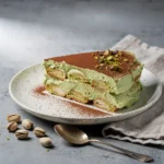 Pistachio Cream Tiramisu (No-Bake, No Eggs) Recipe, easy Pistachio Cream Tiramisu recipe, homemade eggless tiramisu, best no-bake pistachio tiramisu recipe, how to make pistachio cream tiramisu