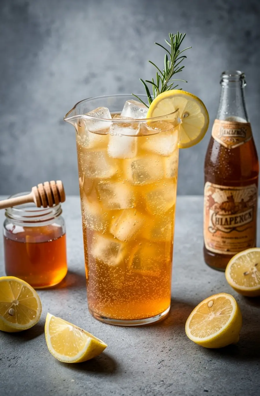 Sparkling Honey Cola Lemonade Recipe – finished dish