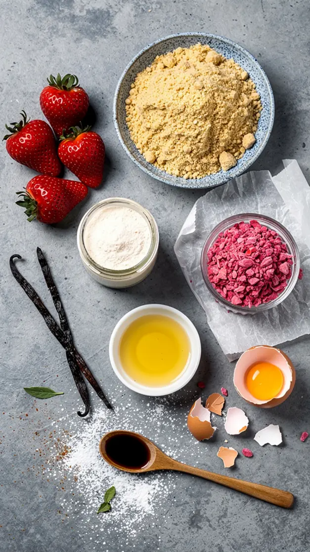 Ingredients for Strawberry Crunch Poke Cake Recipe (Better Than the Bakery)